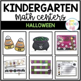 Halloween Kindergarten Math Centers
