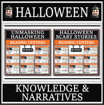 Preview of Halloween Knowledge & Narratives: Informational Texts & Short Stories Bundle