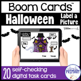 Halloween Label a Picture | Boom Cards™ - Distance Learning