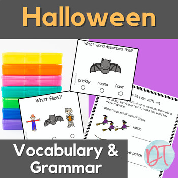 Preview of Halloween Language Activities | Speech Therapy