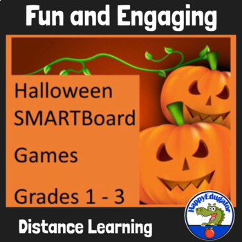 Preview of Halloween Language Arts Activities and Games for Smartboard