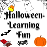 Halloween Learning Fun