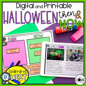 Preview of Halloween Lesson Plans - Digital & Print Halloween Activities - October Lessons
