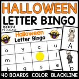 Halloween Letter Bingo Game