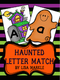 Halloween Letter Match Cards for Preschool