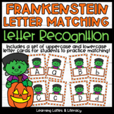 Halloween Letter Matching Frankenstein Activity Letter Rec