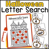 Halloween Letter Search Activity 