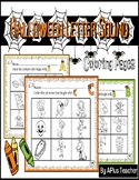 Halloween Letter Sound Coloring Pages + Writing