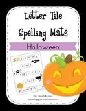 Halloween Letter Tiles Spelling Mat