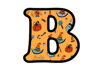 Preview of Halloween Letters, Numbers and Symbols, Fall, Halloween, Classroom Decor