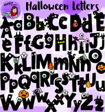 Halloween Letters clip art