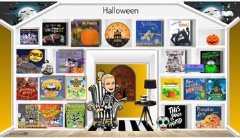 Preview of Halloween Library~ Read-Aloud, Resources & Activities