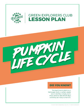 Preview of Halloween (Life Cycle of a Pumpkin) Lesson Plan