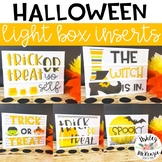 Halloween Light Box Inserts - Heidi Swapp and Leisure Arts