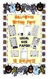 Halloween Lined Writing Paper