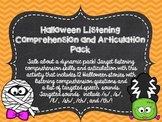 Halloween Listening Comprehension and Articulation Pack