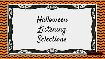 Preview of Halloween Listening Examples