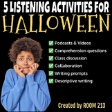 Halloween Listening & Writing Activities