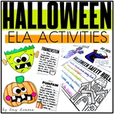 Halloween ELA Centers w/ Halloween Writing & Craft Activit