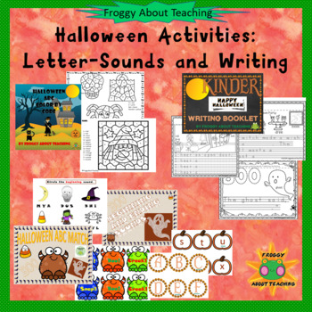 Preview of Halloween Literacy Activities for Kindergarten