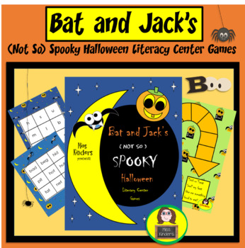 Preview of Halloween Literacy Center Games