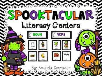 Preview of Halloween Literacy Centers/ Word Work