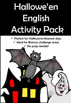 Preview of Hallowe'en English Activity Pack