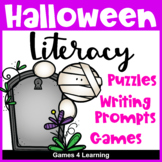 Fun Halloween Literacy Center Activities - Writing Prompts