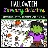 Halloween Literacy - Special Education - Life Skills - Pri