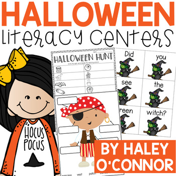 Halloween Centers and Literacy Workstations by Haley O'Connor | TPT