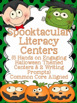 Preview of Halloween Literacy Centers and Activities