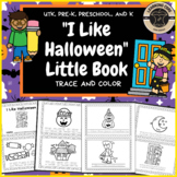 Halloween Little Book Tracing "I Like Halloween" -PreK, Ki