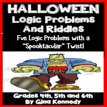 Preview of Halloween Logic Problems, Brainteasers, Puzzles and Riddles
