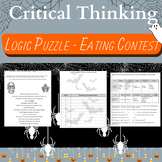 Halloween Logic Puzzle - Creative Thinking - Bat Wings Eat