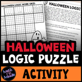 Halloween Logic Puzzle for Middle School - Halloween Math 