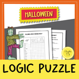 Halloween Logic Puzzle for the English ESL/EFL classroom