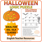 Halloween Logic Puzzle in English