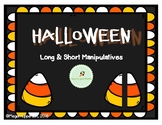 Halloween Long & Short Manipulatives