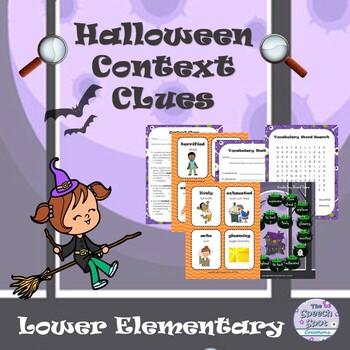 Halloween Lower Elementary Context Clues Activities (Grade 1) | TpT