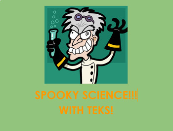 Preview of Halloween MAD SCIENCE LAB activities with TEKS alignment K-2