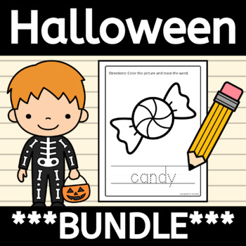 Preview of Halloween MEGA Bundle for Preschool, Kindergarten Autism Special Education, ABA
