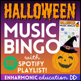 Halloween MUSIC BINGO Fun: Game Card Printables + Spotify 