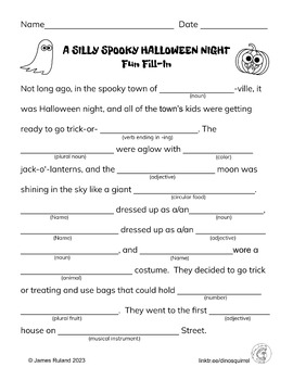 Easter Mad Libs. No preparation required. by OhMyWorksheets