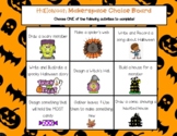 Halloween Makerspace Choice Board Freebie!