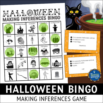 Preview of Halloween Making Inferences Bingo Game