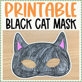 Halloween Mask - Black Cat - Fun Halloween Craft Activity Freebie