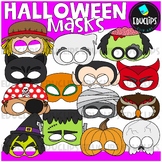Halloween Masks Clip Art Set {Educlips Clipart}