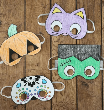 Halloween Masks Crafts, Halloween Masks, Halloween Craft Printable