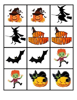 Halloween Matching Game by Lotz of Love Creations | TpT