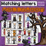 Halloween Matching uppercase and lowercase letters